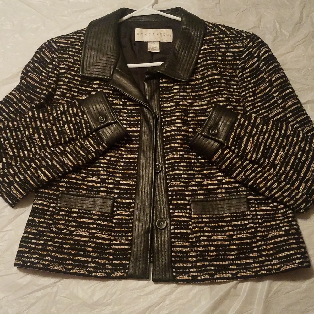 100% leather jacket